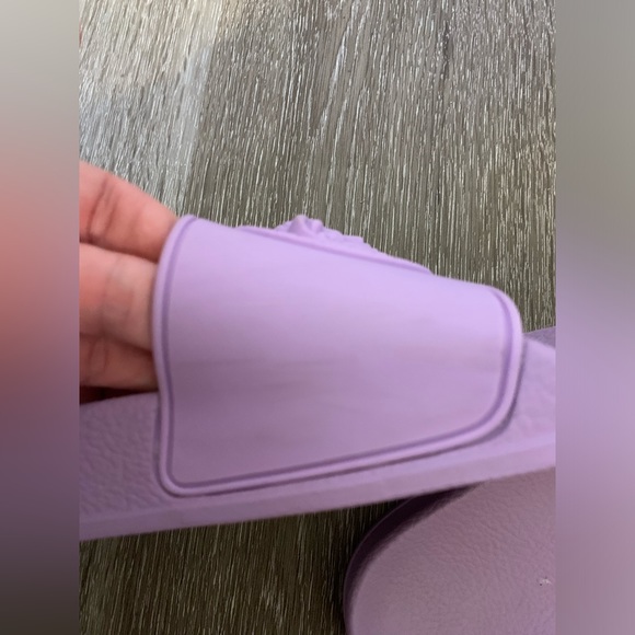 COPY - Versace Medusa Purple Lavender Pool Slides size 35 US 3 - Picture 7 of 7